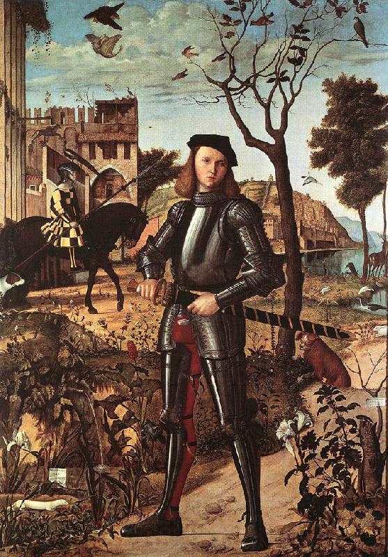 CARPACCIO, Vittore Portrait of a Knight dsfg Spain oil painting art